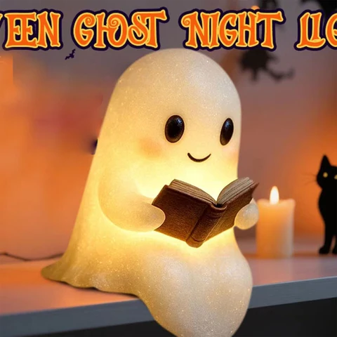 Cute Halloween Ghost LED Night Light