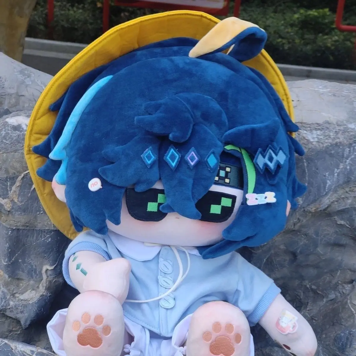 أنيمي ‌ Genshin Impact Kinich Plushies 40 سنتيمتر تأثيري لينة أفخم الجسم فستان وسادة محشوة غرفة زينة هدايا عيد الميلاد
