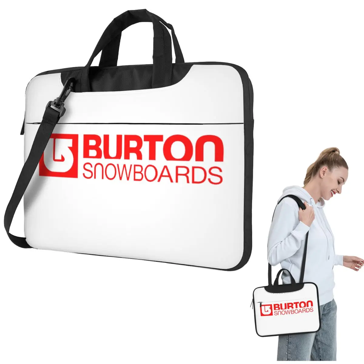 

Burton Snowboard Sportive Laptop Bag Protective Case Computer Bag 13 14 15.6 Inch Crossbody Notebook Pouch For Macbook Pro Air