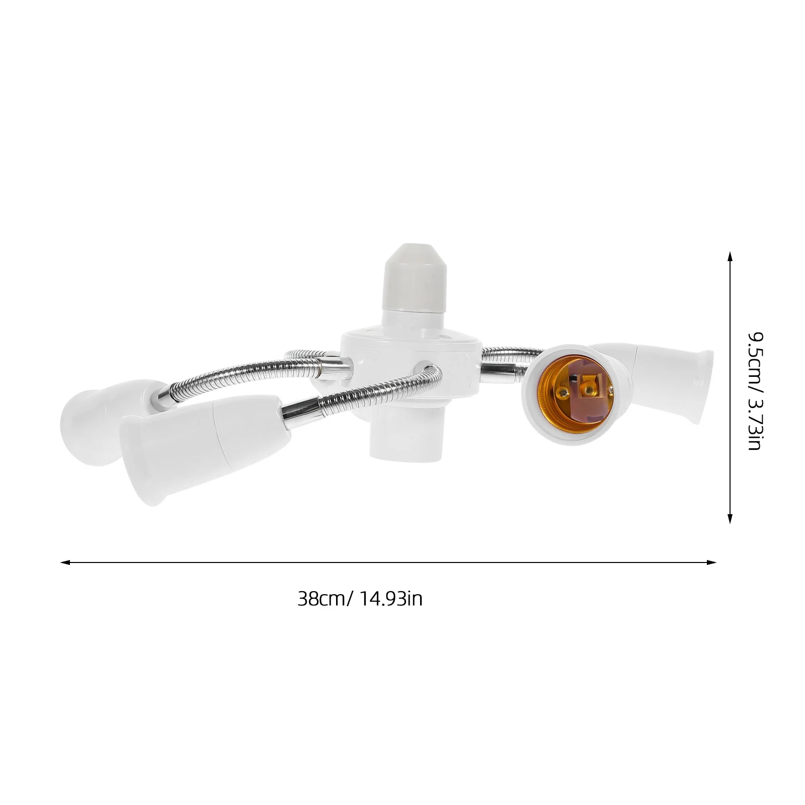 Multi-Heads Light Socket Extender E27 Flexible Hose Bulb Holder Adjustable Lamp Base Socket Converter For High Ceilings Led Bulb