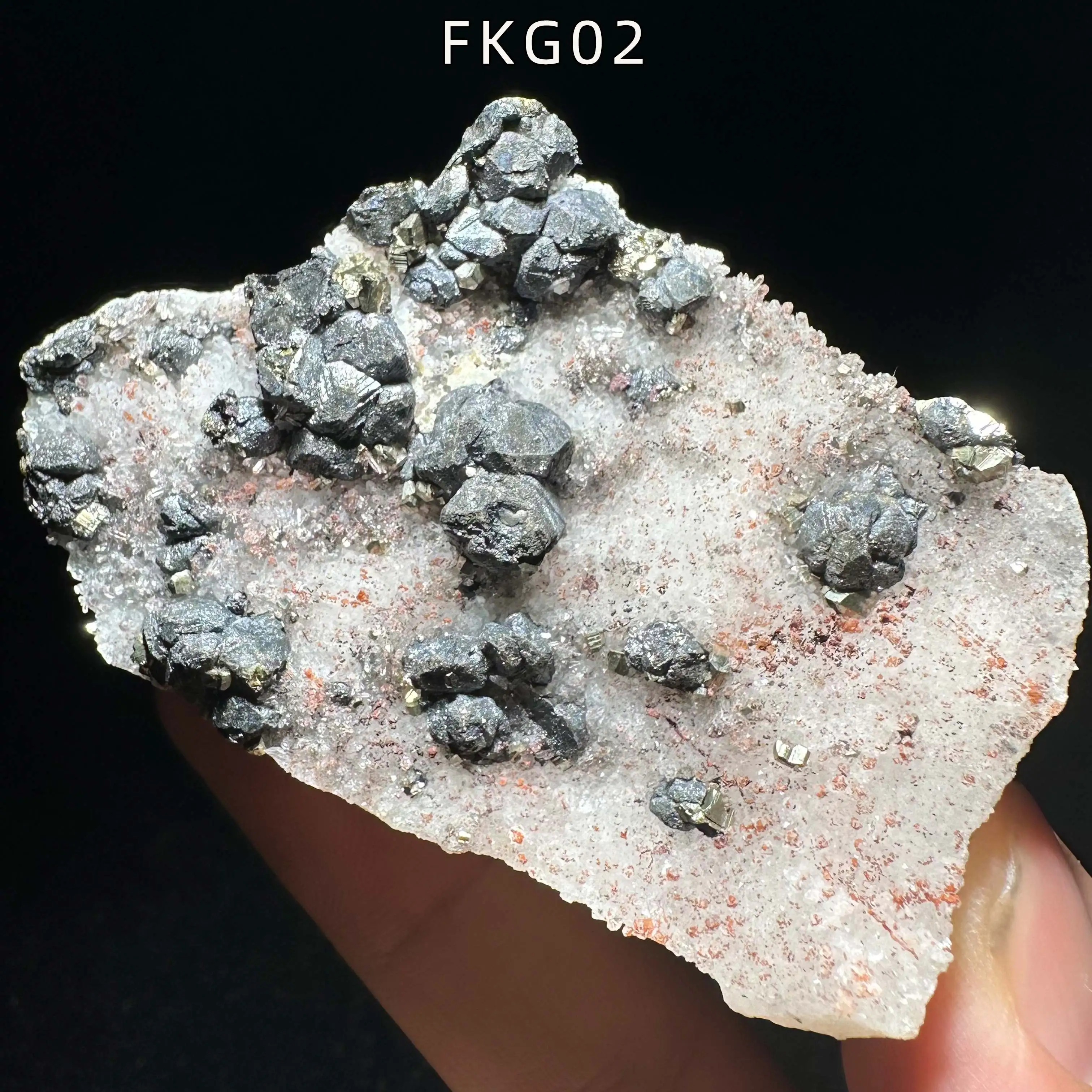 natural Groot pyrite sphalerite galena clean quartz mineral specimen home decoration from Jiangxi