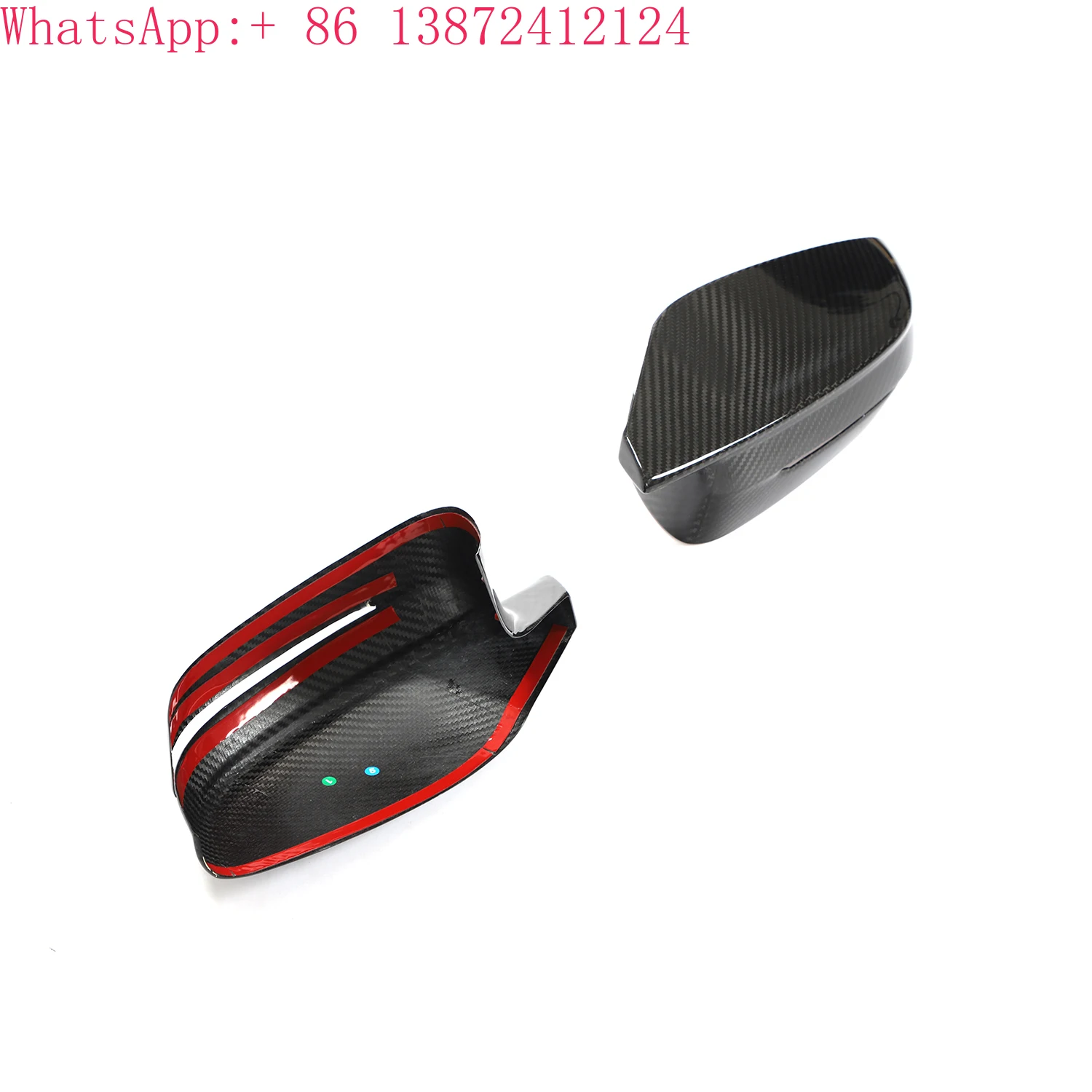 

Dry Carbon Car Body Upgrade Side Mirror Covers for BMW 3 4Series G80 M3 G82 G83 M4 2D 4-Door 2021-2022