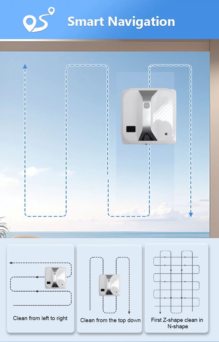 Langou Smart Автоматический робот для мытья окон с дистанционным управлением для мытья стекол