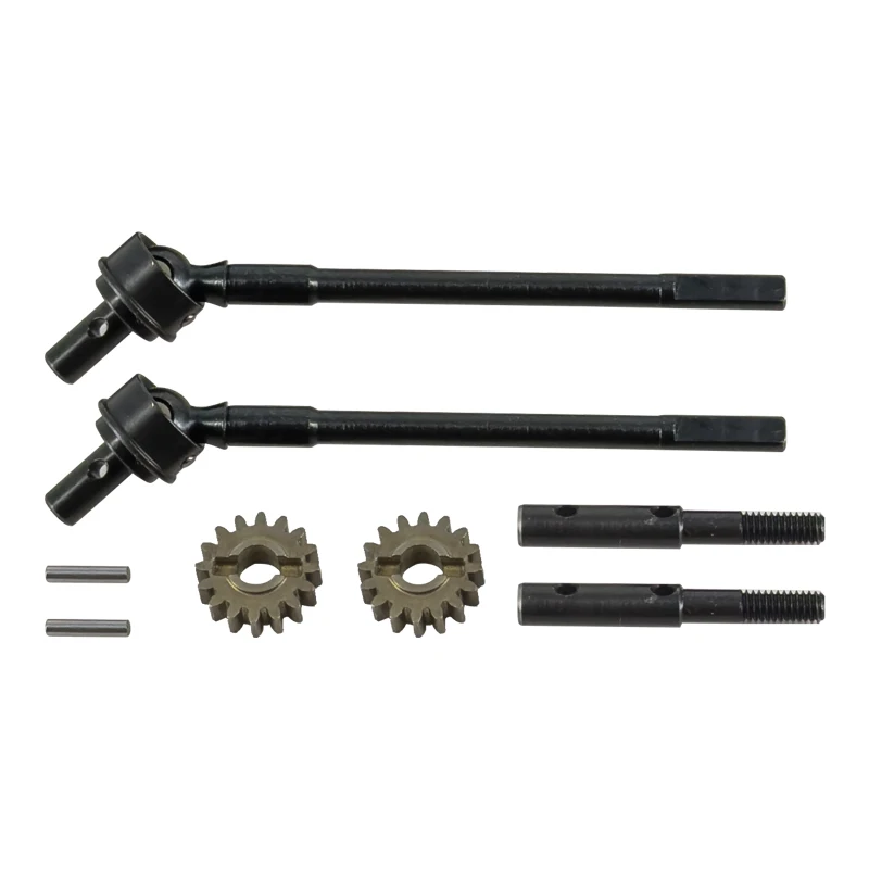 axial scx10 ii 2 upgrades Parts Metallic Front Rear Axle CVD Drive Shaft Portal Axles For 1/10 SCX10 I RC CAR Accessories