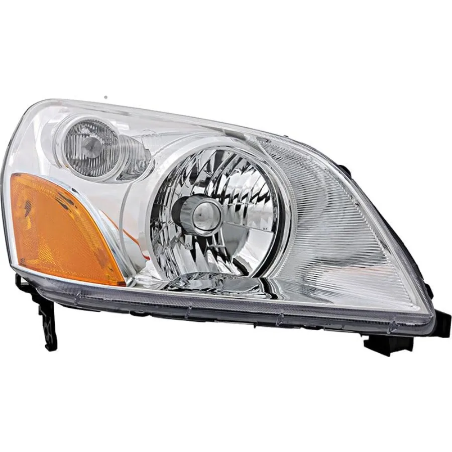 

Replacement Right Side Headlamp for Honda Pilot 2003 2004 2005 Passenger Headlight with High Brightness LED Technology and Dura