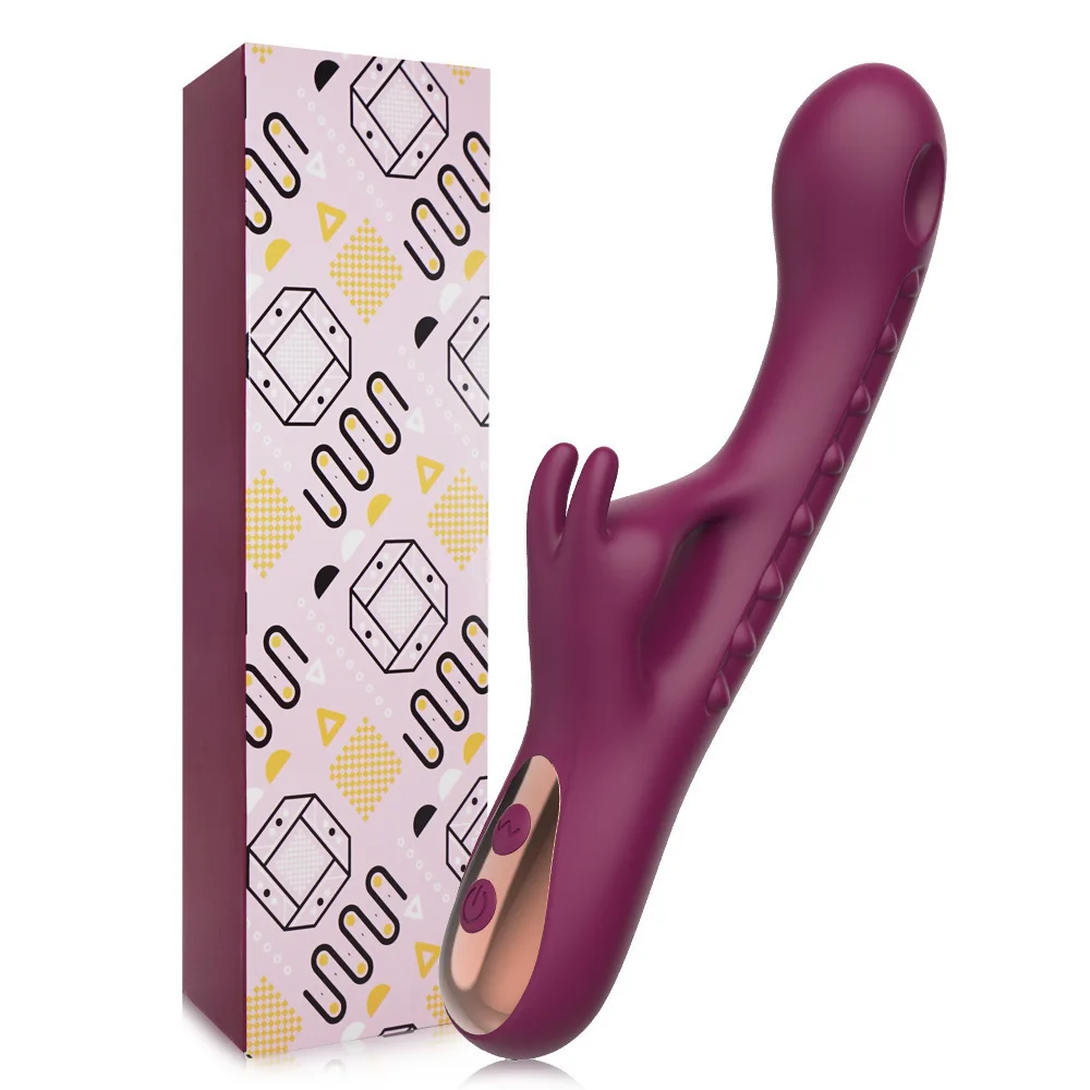 Powerful Vibrators for Women Crocodile Dual Heads G Spot Stimulator Rabbit Vibrator Sex Toy For Woman Female Sex Products
