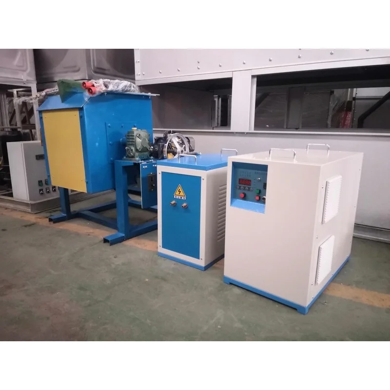 Mid Frequency Copper Aluminum Scrap Melting Furnace, Dump Furnace Price from Factory