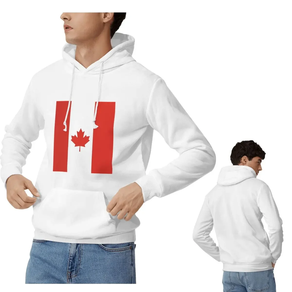

Толстовки с капюшоном с флагом Канады, мужские и женские повседневные пуловеры, толстовка в стиле Харадзюку, уличная одежда с длинными рукавами, осень-зима