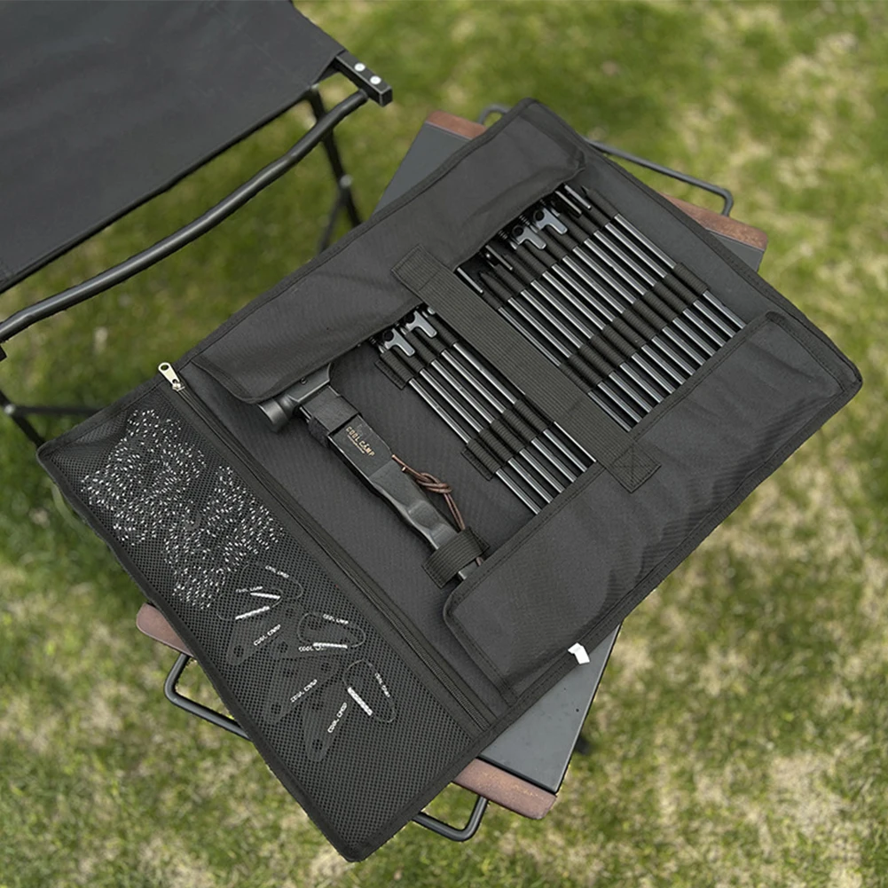 خيمة حصة حقيبة التخزين التخييم خيمة حصة حقيبة المحمولة المطرقة حصة الرياح حبل الوتد حامل حقيبة أداة تخييم حقيبة