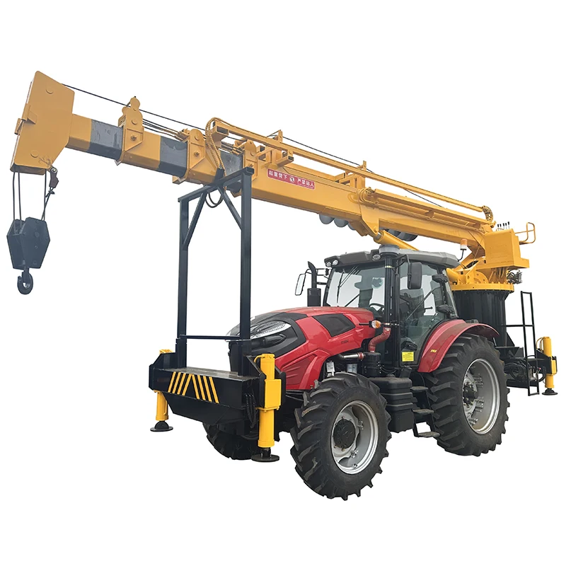 

Модифицированный кран трактора Сельскохозяйственный полноприводный внедорожник с грузовым краном Многофункциональный шнековый кран