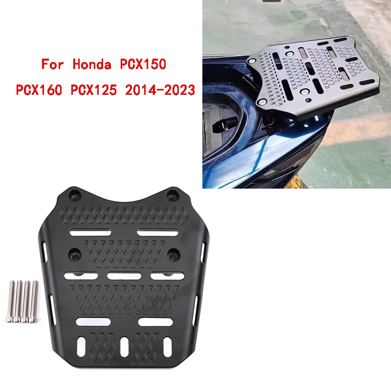 For Honda PCX150 PCX160 PCX125 2014-2023 Motorcycle Trunk Rear Rack Motorcycle Rear Storage Box Trunk Seat Bracket