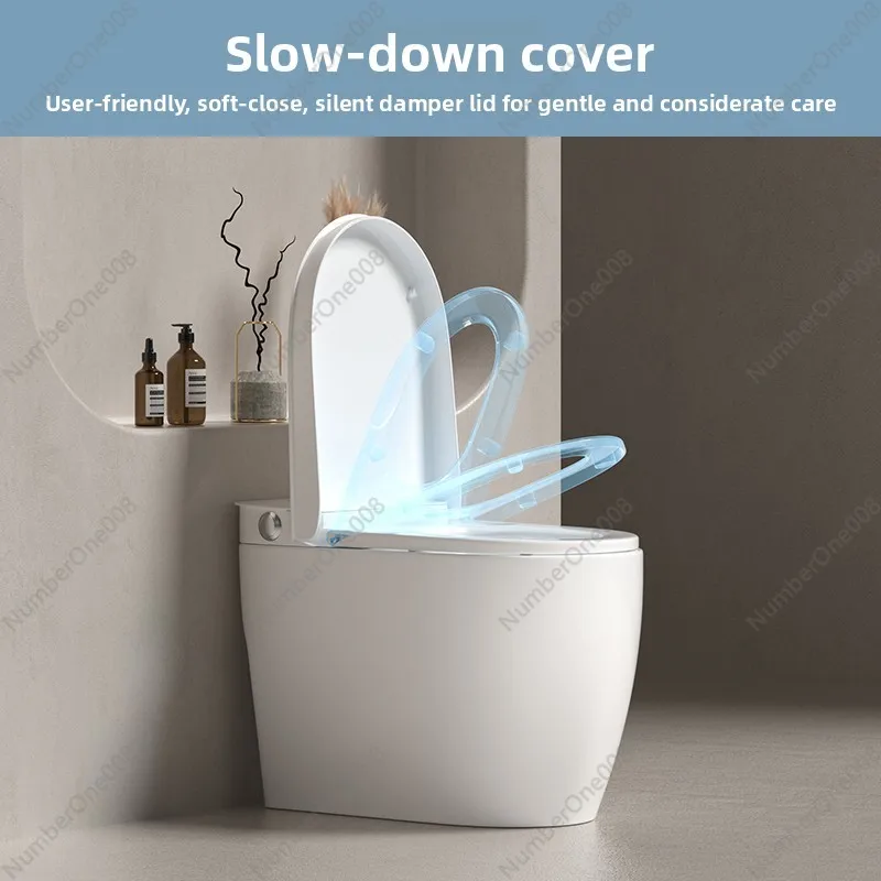 Gewone huishoudelijke toiletten hebben geen waterdruklimiet, niet-intelligent stil sifontoilet, geïntegreerd keramisch toilet