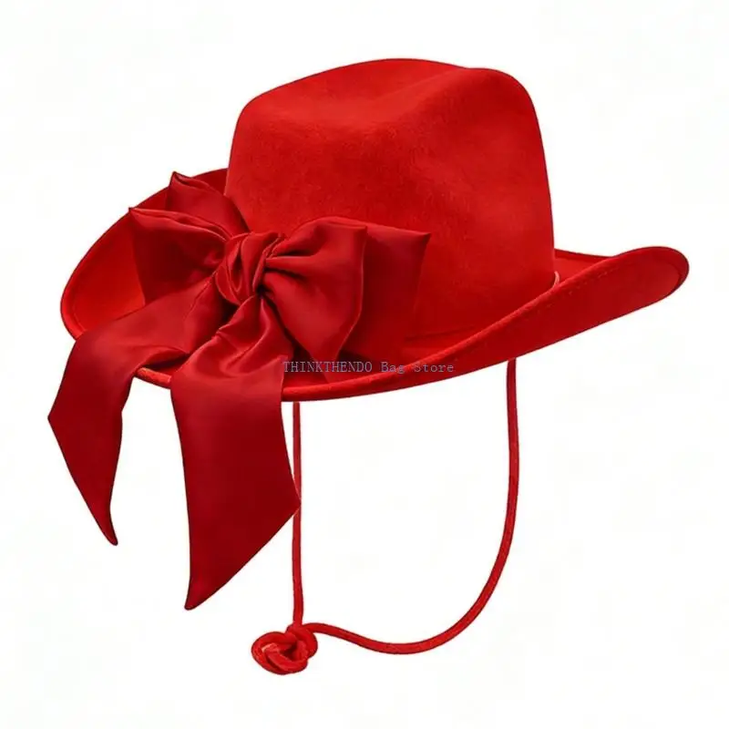 340D 3Pcs Stylish Western Outfit Set With Decorative Hat Scarf And Sun Protections Glasses For Family Matching