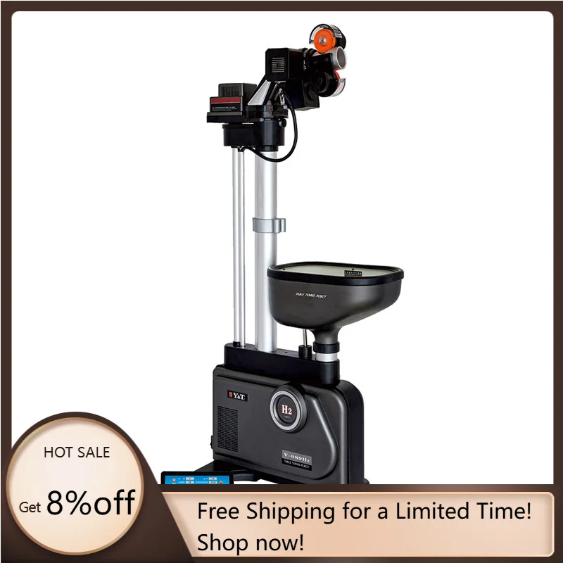 STLF Y&T V989-H2 آلة تقديم تنس الطاولة بينغبونغ روبوت التدريب التلقائي بالكامل شريك البرمجة الذاتية AI تنس الطاولة R