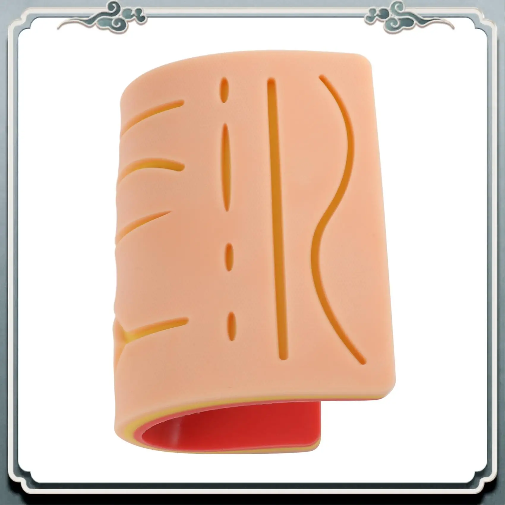 

Премиальный набор для обучения наложению швов, модель для практики наложения швов на коже, тренировочный коврик, игольчатые ножницы, набор инструментов, обучающее оборудование