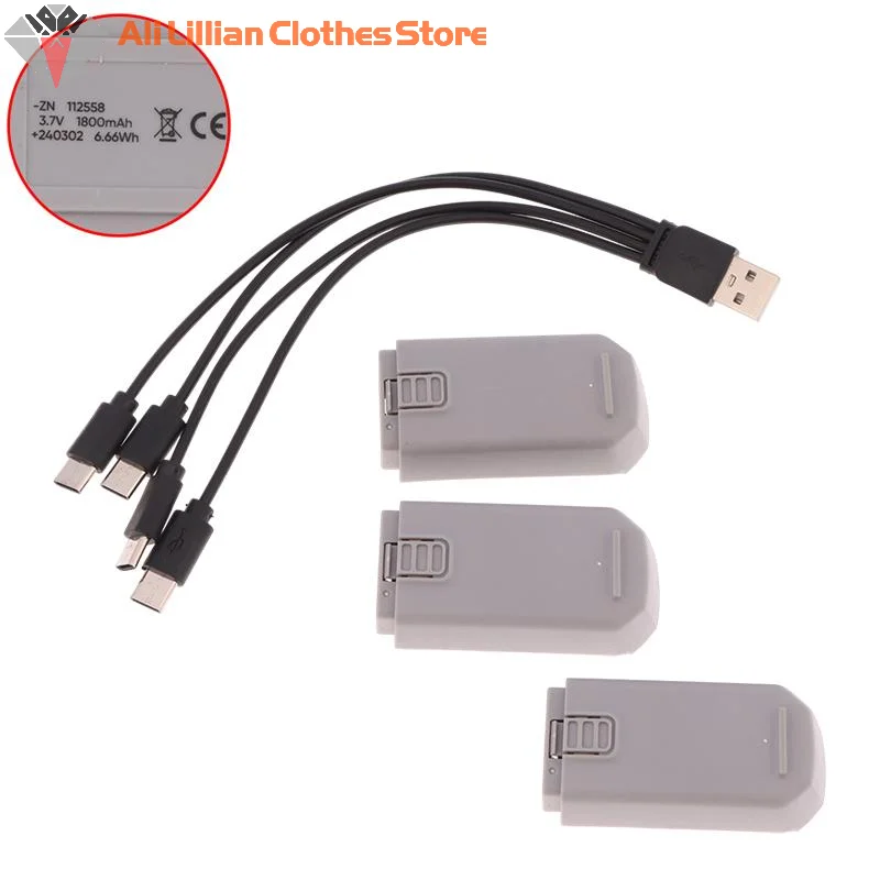 ⭐ 熱い ❗   GT3 RCドローン用 ﻿ オリジナルバッテリー 3.7V 1800mAh V66 ミニドローン部品 V66 CZ06 D16 クアッドコプターアクセサリー