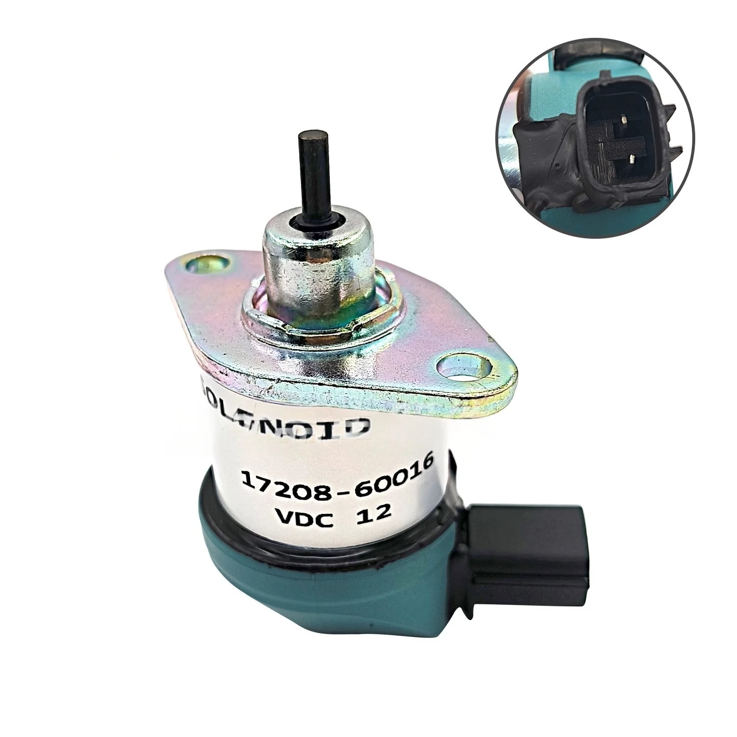 

17208-60016 Переключатель электромагнитного клапана отключения для деталей экскаватора двигателя Kubota D1105 V1505