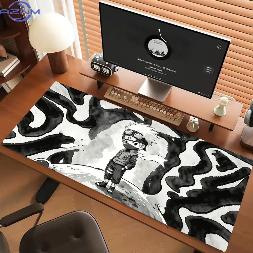 Naruto Mouse Pad Anti Selip Desk Mat Large MousePad Komputer Long Mouse Pad 6