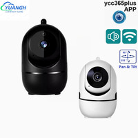 IP Camera YCC365 Plus Smart Home Security Camera 1080P HD Auto Tracking Wireless Surveillance Night Vision WiFi Camera