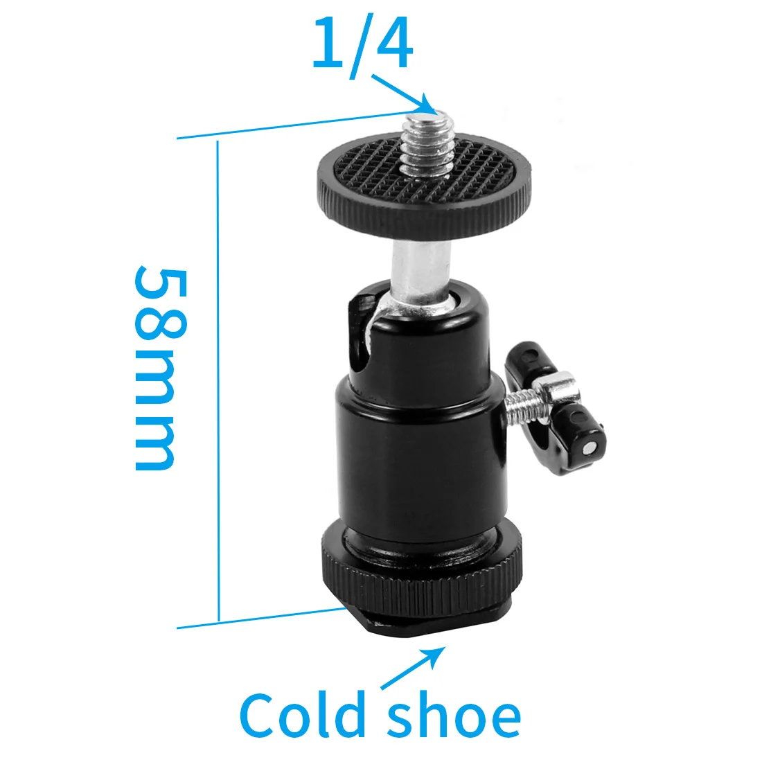 Super Clamp Mount Halter mit Stativ Kugelkopf Adapter für Gopro für Insta360 DSLR Monitor LED Blitzlicht Kamera Röhren halterung – Detail 1