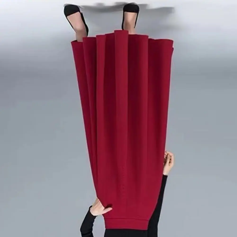 

2025 High-waisted Skirt Women Maxi Skirt Elegant High Waist Skirt with Pockets for Office Ladies A-line Design Fit Breathable