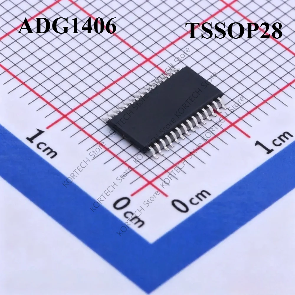 2PCS Original ADG1406BRUZ ADG1406 TSSOP28 analog Multiplexer  Chip