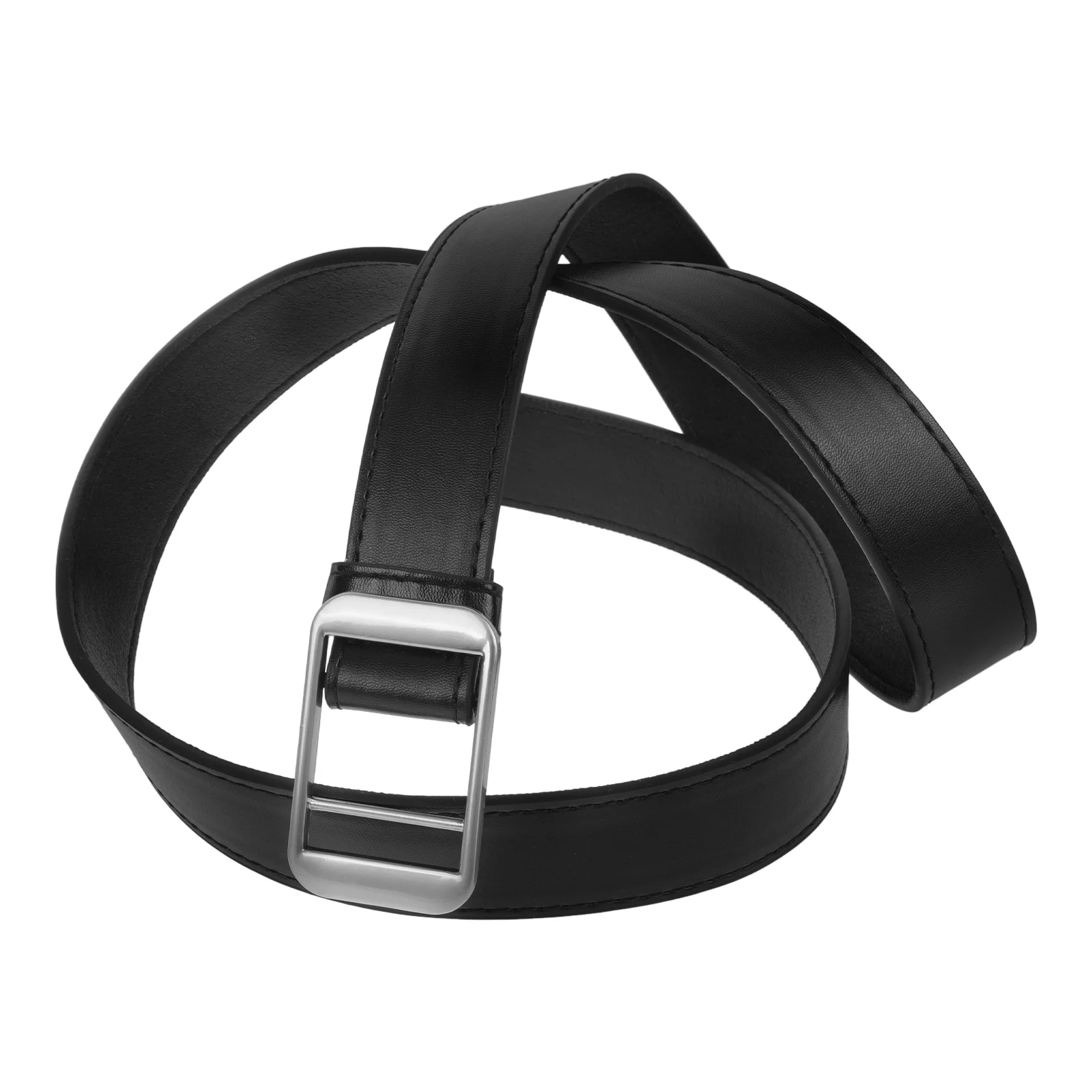 

Pu Waist Adjustable Pu Wide For Women Men Durable Belt For Casual Dress Jeans Vintage Style Unisex Belt