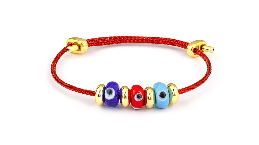 Nidin Neue Mode Glück Türkischen Bösen blick Seil Armband Einstellbar Für Frauen Weibliche Punk Stil Persönlichkeit Design Schmuck Geschenke – Detail 19