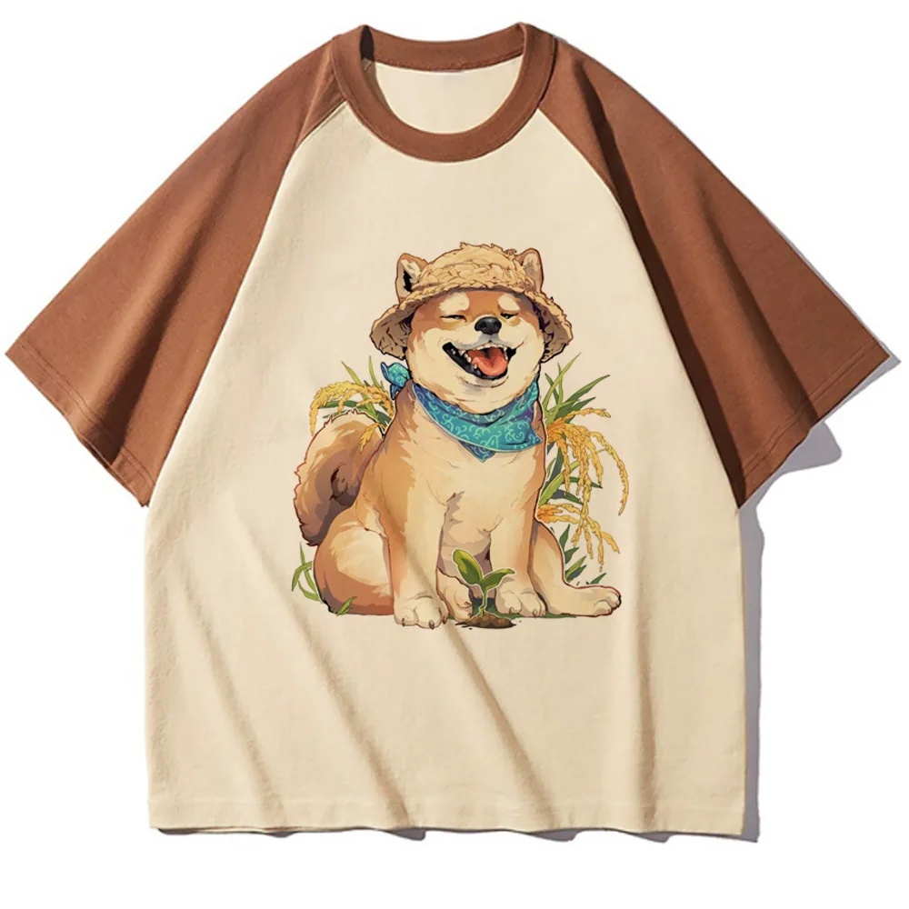 

Shiba Inu tshirt women anime graphic comic tshirt female designer harajuku clothing