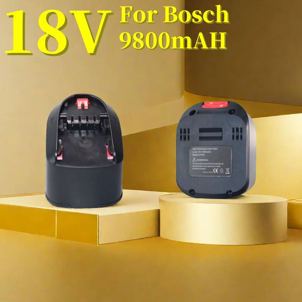 

Литий-ионный аккумулятор 9,8 Ач для Bosch 18 в, Тип C, электроинструменты, AHS48LI, PSB 18 LI-2,PST 18 LI,PSR18LI-2 fit Charger AL1810CV, AL1830CV