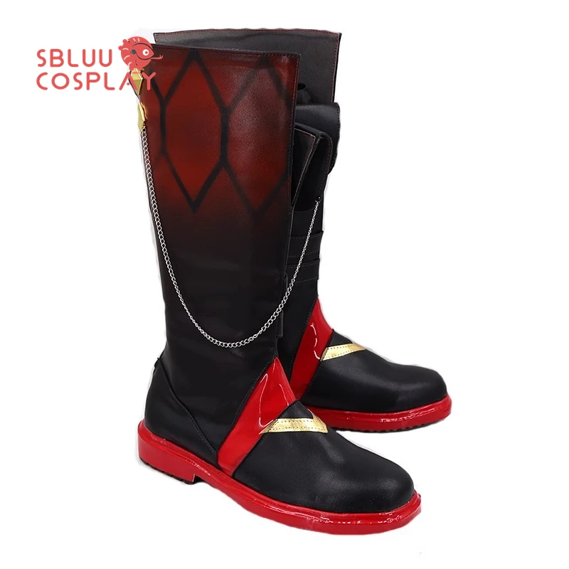 SBluuCosplay jeu Genshin Impact Tartaglia Cosplay chaussures hommes femmes Halloween fête événements sur le thème bottes sur mesure