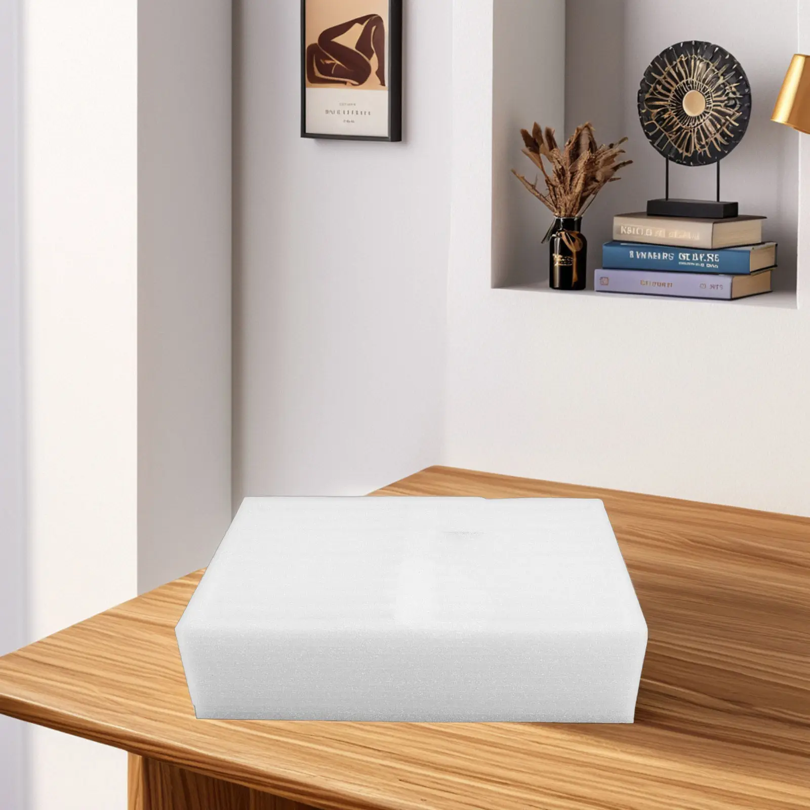 

20 Unit Cuttable Foam Pads White Phone Packaging Protection Insert Shockproof Reusable Craft Sheets for Shipping Boxes