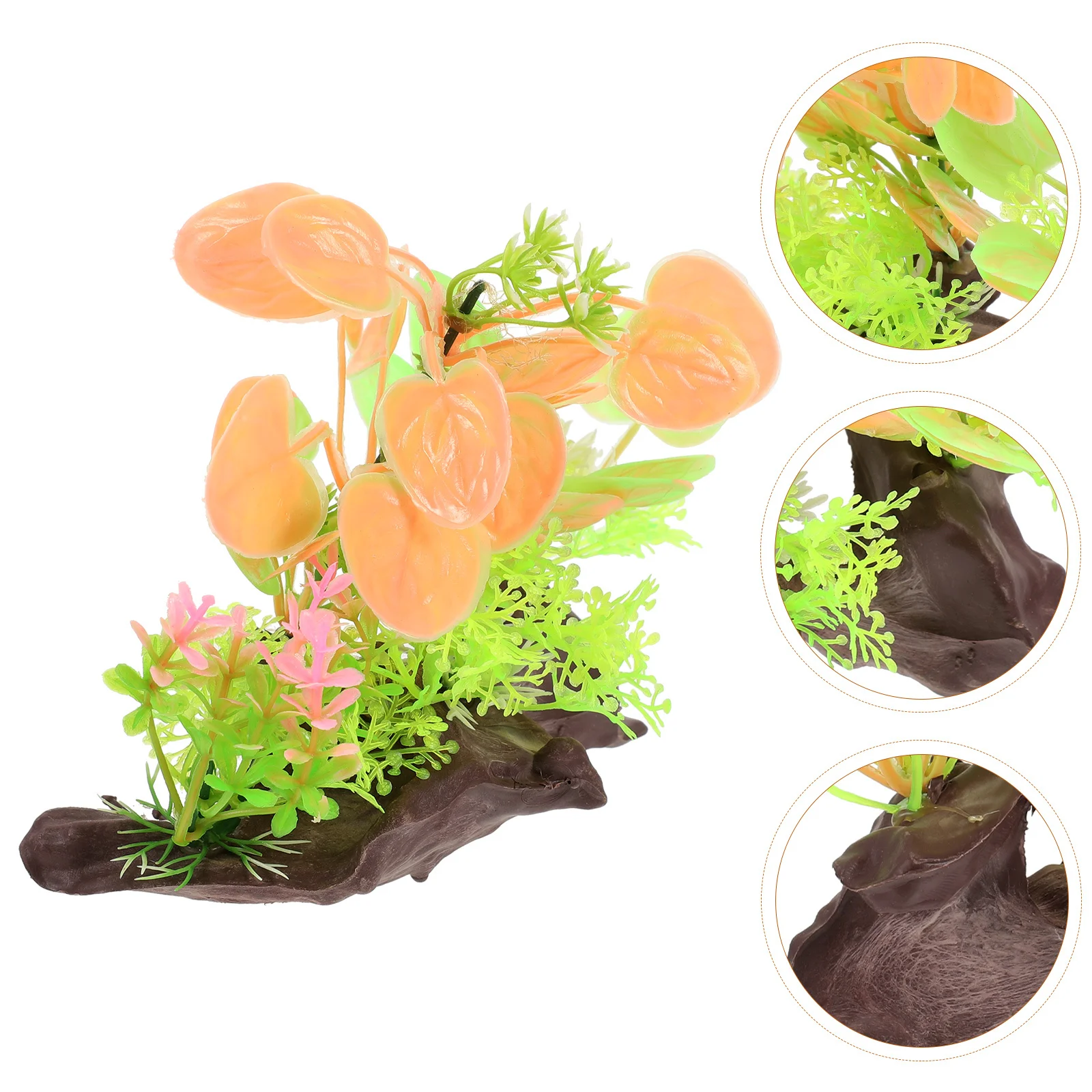 

Creative Fish Tank Grass Delicate Fake Plant Desktop Aquarium Decoration Decorative Aquarium Supply Small Fish Tank