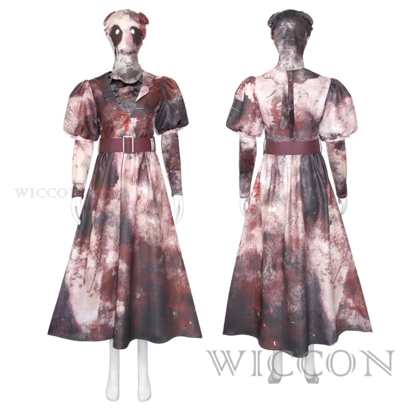 Game Dead Zombie Daylight Cosplay fantasia para mulheres, fantasia de vestir, enfermeira assustadora assassina, Sally Smithson