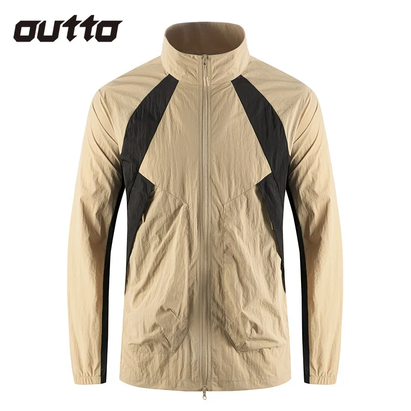 

2024New Quick Dry Sunscreen Clothes Men Women Summer Thin Breathable Contrast Coat Outdoor Hiking Cycling Fishing Jackets Couple