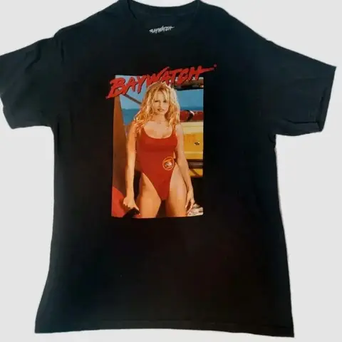 Baywatch Pamela Anderson Äúcj Äù Men Äôs Large Black T Shirt 2016 90 Tv