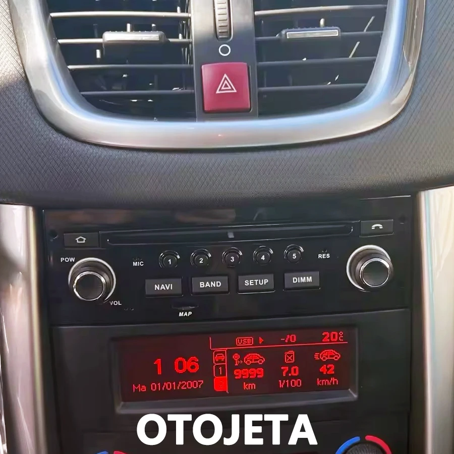 OEM Style Control Panel To Car Android Screen For PEUGEOT 207 207CC 2006-2015 For Citroen C4 C5 C-Triomphe C-Quatre 2004-2011