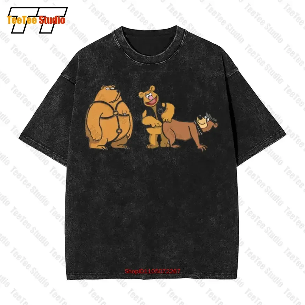 

Винтажная футболка большого размера Gay Bears Bearback ZFZC