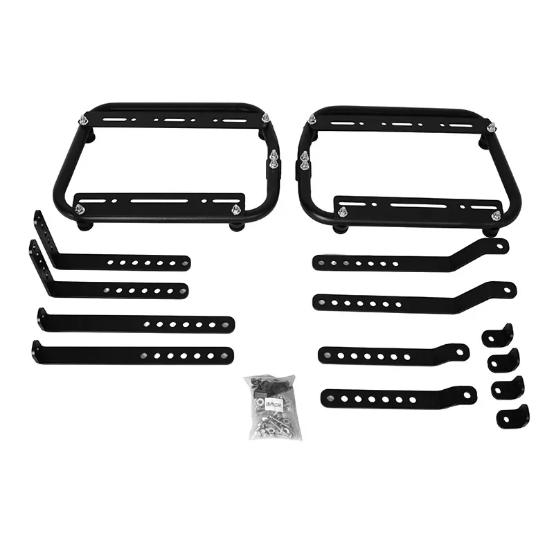 

Motorcycle universal side box bracket for Kawasaki Yamaha Suzuki Honda motorcycle aluminum alloy side box side frame