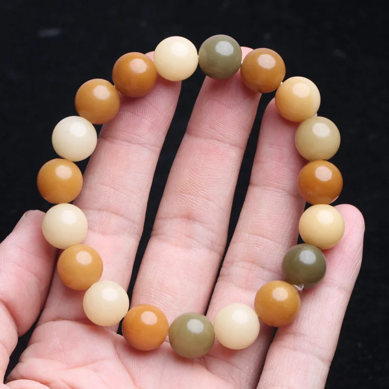 

Old seeds Primary Color Bodhi Root Old Seed Mixed Color 10mm11mm Bracelet Bodhi root Bracelets for men and women