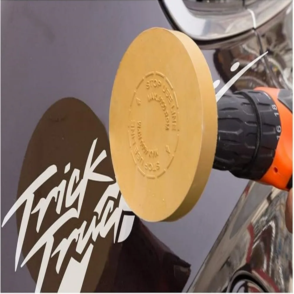 Pneumatic Rubber Remover Kit Car Polishing Wheel Paint Repair Adhesive Vinyl Decal Removal Cleaning Tool for Auto Repair