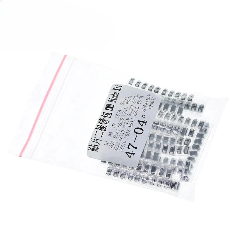 200 قطعة/الوحدة 20 قيمة * 10 قطعة تحتوي على SS110 SS220 SS210 SS310 SS510 SS16 SS26 SS34 SS36 ES1J ES1D ES1M