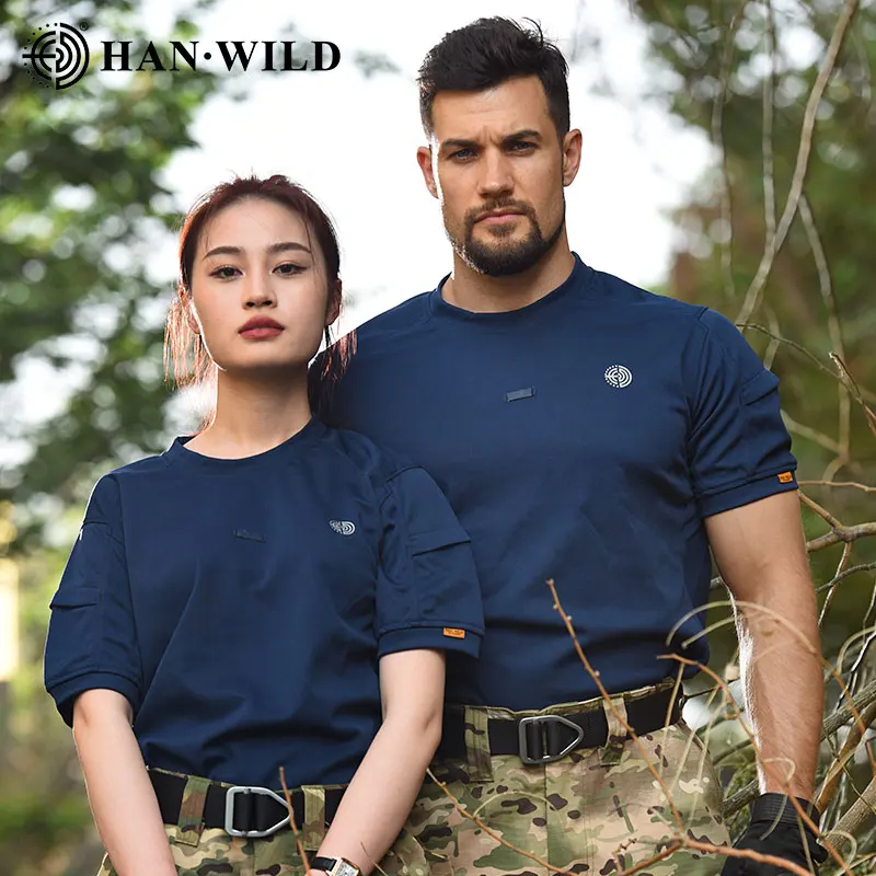 Outdoor Shirt Fast Dry Men's Breathable Tactical Golf Hiking Tee Shirts Military Sports Tennis T-Shirts Workout Work Army Shirts