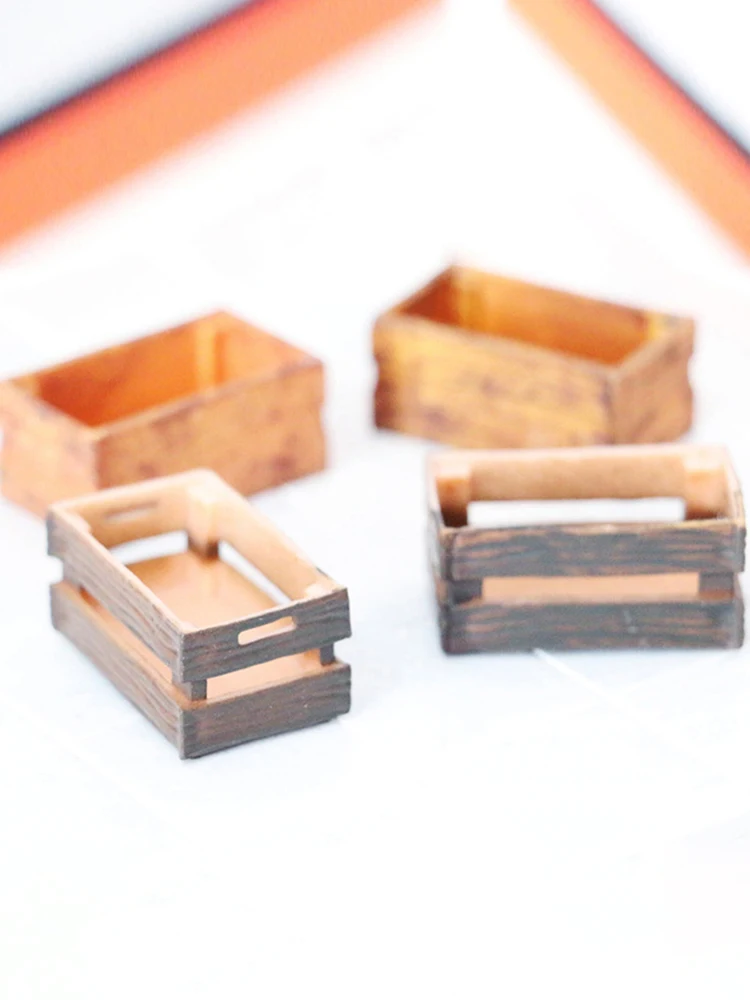 1/6 1/12 Dollhouse Miniture Simulation parts box Hollow frame Storage model Decoration Accessories Toys