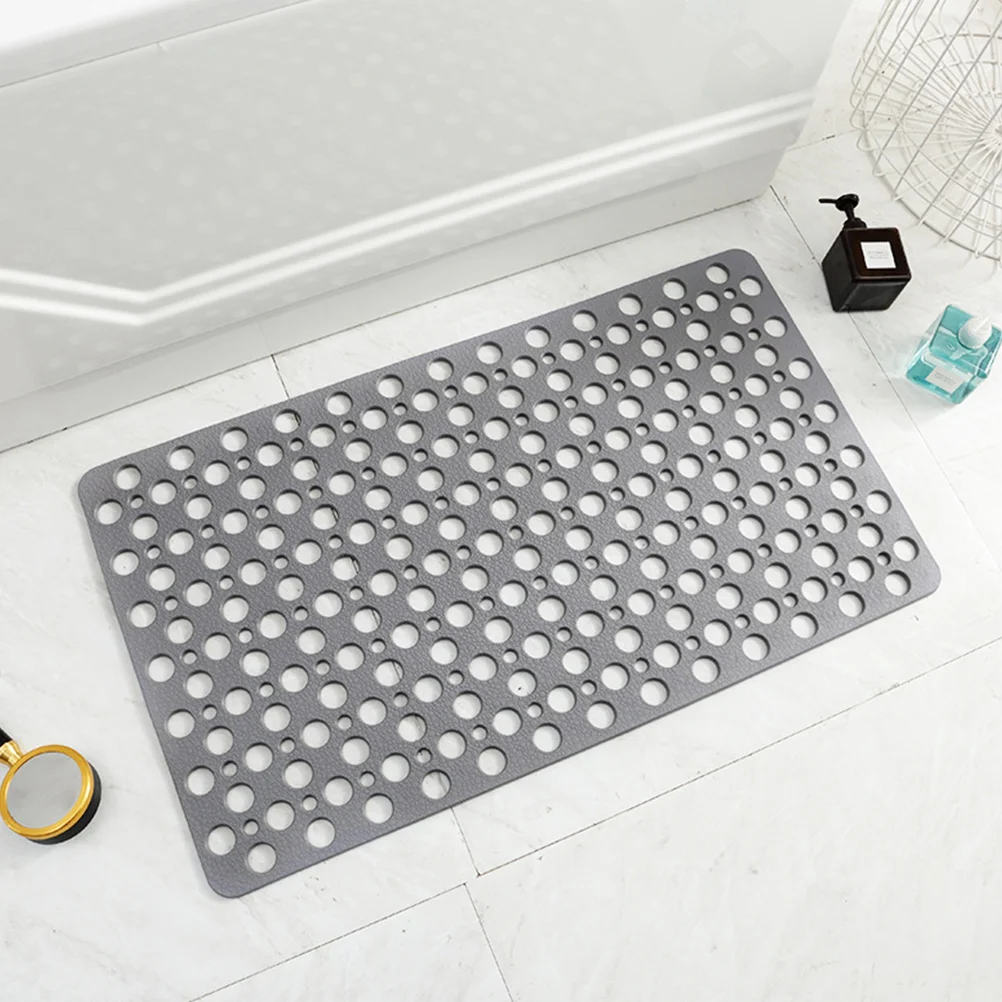 

Skid-proof Interlocking Cushion Non-slip Mat Anti Bath Floor Grey Tpe Bathroom Pad Baby
