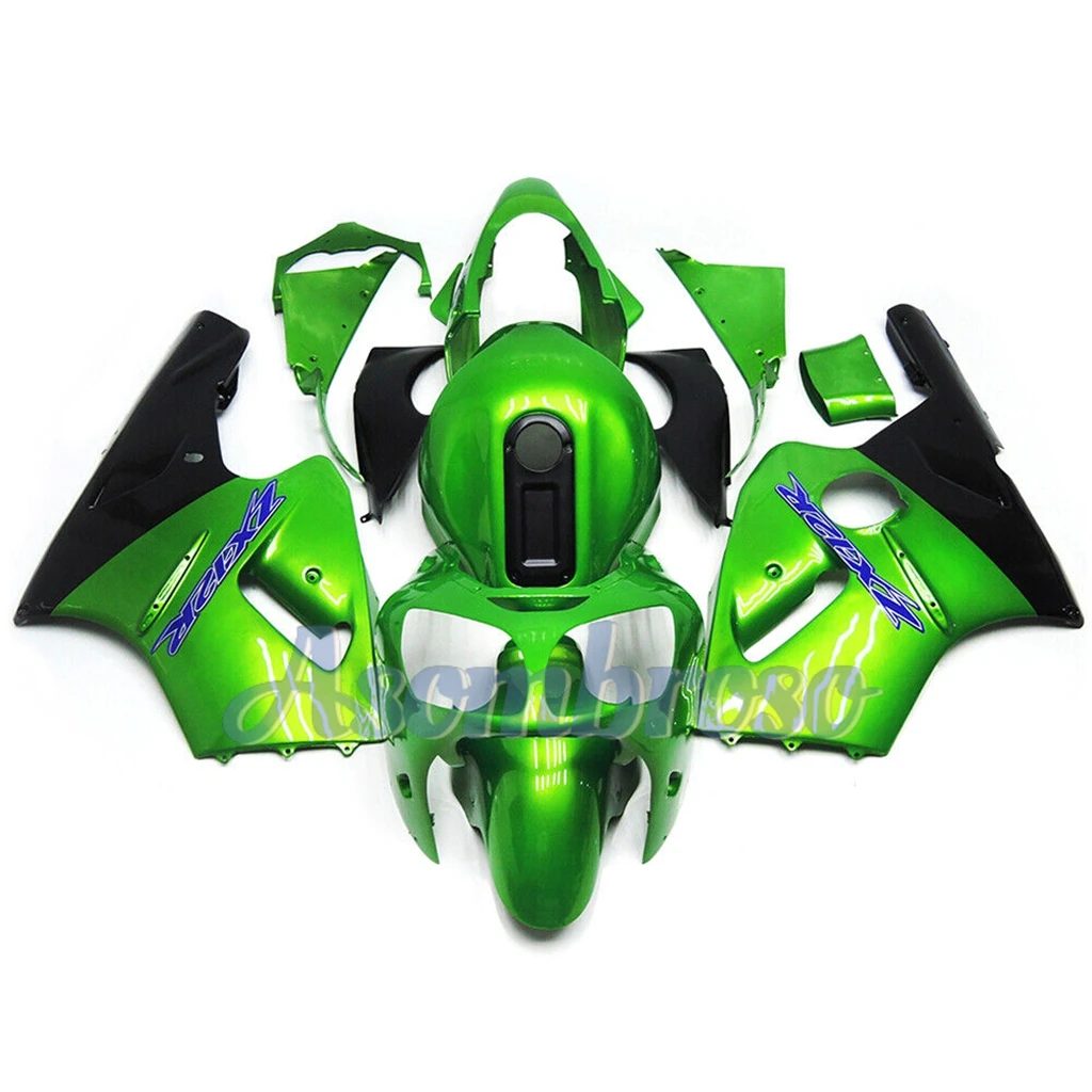 Motorcycle Fairings Kit voor Ninja ZX-12R 2000 2001 ZX12R zx 12r Hoge Kwaliteit Injectie Carrosserie set groen ZXMT - afbeelding 2