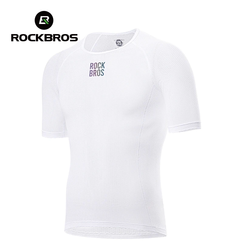 AliExpress ROCKBROS Summer Men Bicycle T-shirts Breathable Quick Dry Bike Short Tops Sports MTB Road Cycling Short Sleeves Base Shirts Male