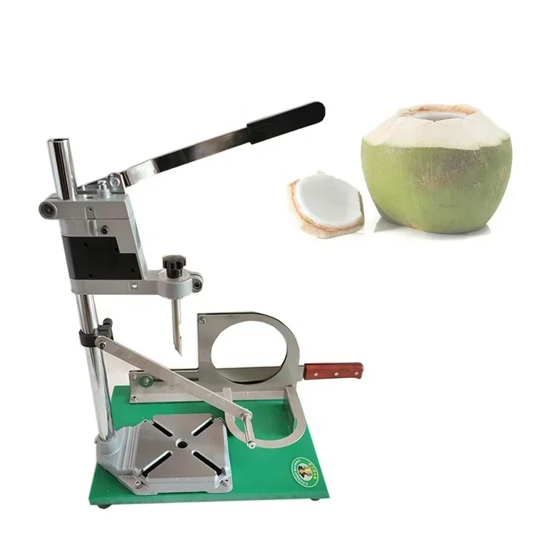 Heavy Duty Coconut Cutter Manual Opening Coconuts Machine Save Effort Coconut Capping Cover Drilling Machine