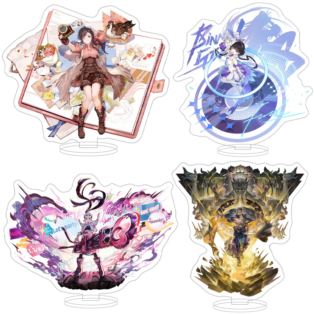 Loen Store Ash Echoes Nola Gina Hirundo Suxiao Freda Game character skin cute D crylic stand keychain holiday gift Fan offer