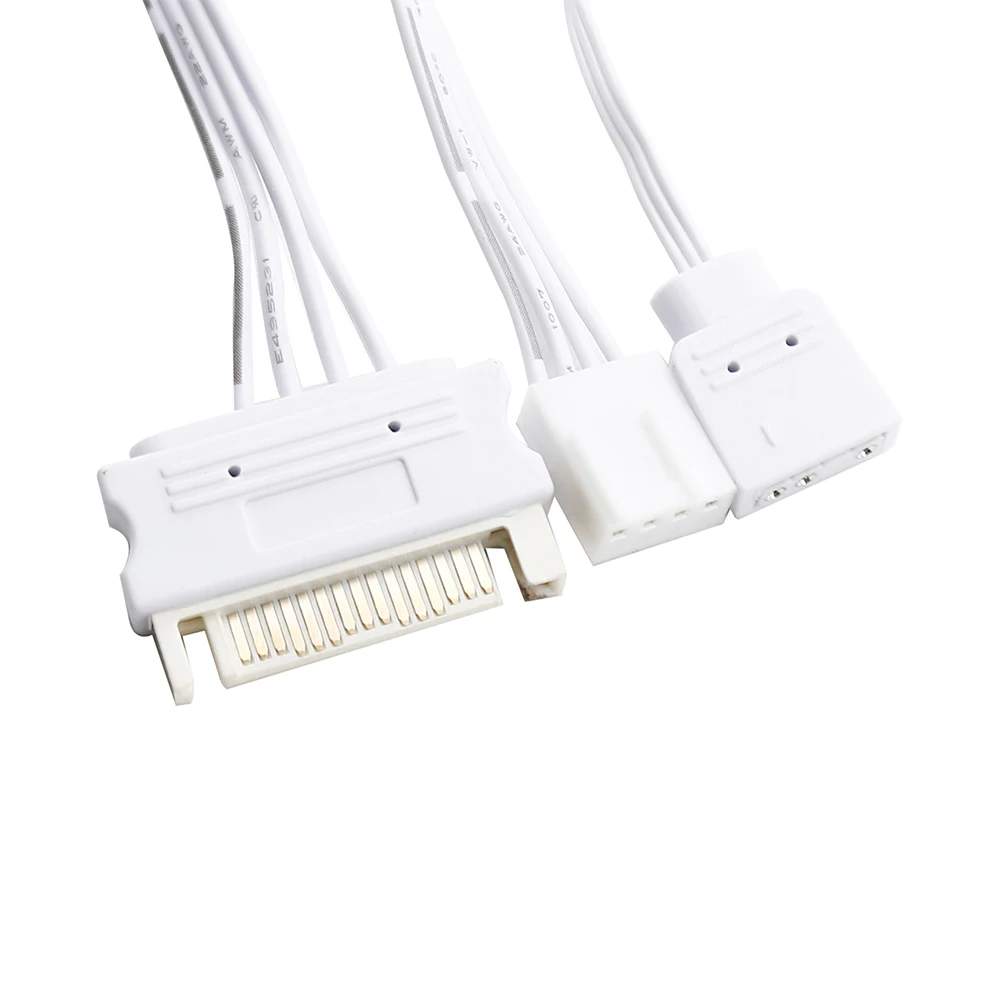 5V/3 Pin ARGB 4 Pin RGB Fan PWM HUB 1 Zu 6 Multi Weg Splitter für PC Motherboard LED Streifen Licht Control Adapter